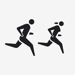 Runners, Men and Women
