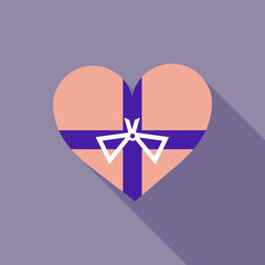 Happy Valentine's Day card. Vector illustration.