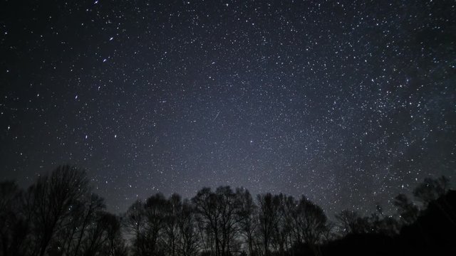 みずがき自然公園 春の星空Timelapse