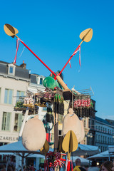 Ducasse de Mons or Doudou in Mons, Belgium.