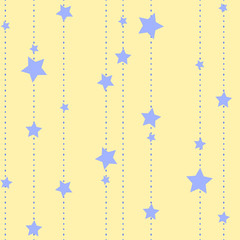 Seamless dark background with a pattern of abstract falling stars