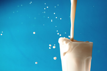 milk background / The health benefits of milk include improved bone strength, smoother skin, and a...
