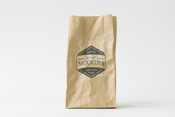 Paper bag mockup