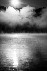 Morning Fishing Canoe