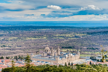 Obraz premium El Escorial monastery near Madrid, Spain.