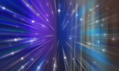 Obraz premium abstract background blue fractal stars explosion background wallpaper