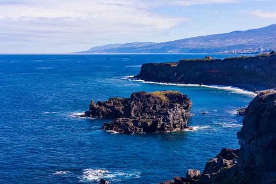 Tenerife Coast. Tenerife Black Beach