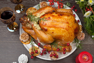Rustic Style Christmas Turkey
