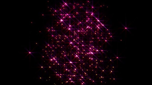 particle stars abstract background