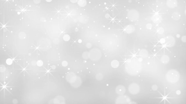 Loopable White Abstract Glittering Background
