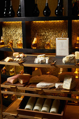 Assortment of cheeses