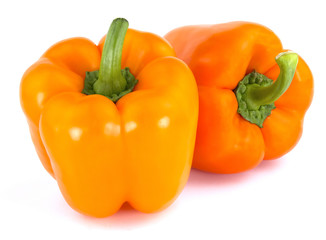 Bulgarian pepper isolated on white background