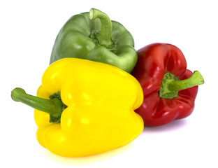 Bulgarian pepper isolated on white background