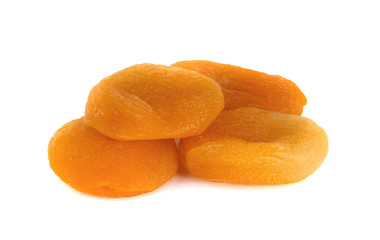 Naklejka na ściany i meble dried apricots isolated