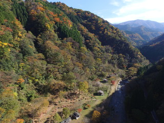 九州熊本県の紅葉の名所　緑仙峡(りょくせんきょう)