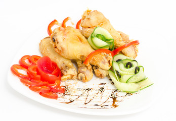 roasted chicken legs