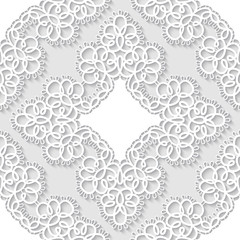 Elegant seamless lace pattern. Openwork background. Vector Illustration