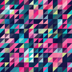 Triangle geometric shapes pattern.