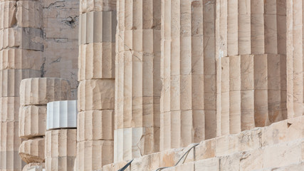 Old details of the Athenian Acropolis