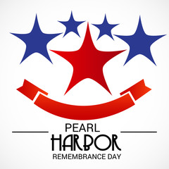 Obraz premium Pearl Harbor Remembrance Day. 