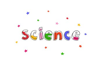 Science concept. Vector hand drawn illustration. Chemistry, Medecine, Biology