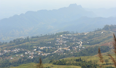 Scenery on Phu Thap Boek In Thailand.