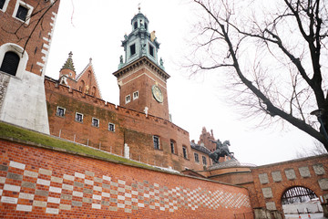 Fototapeta premium Wawel castle in krakow, Poland