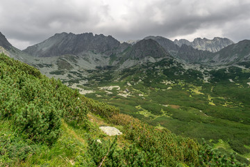 Fototapeta na wymiar View of High Tatras (Vysoke Tatry), Slovakia