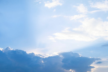 Blue sky with cloud