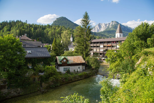 Panorama und Sehensw&uuml;rdigkeiten von Bad Aussee, Salzkammergut, Steiermark