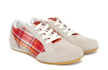 teenager shoes, clipping path