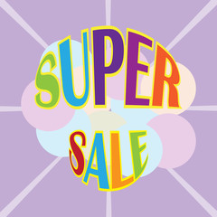 super sale background