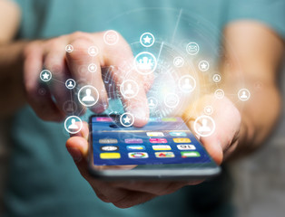 International network displayed on a futuristic interface with globe and connection - technology and business concept