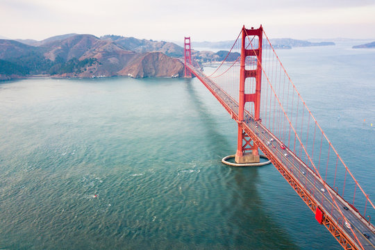 Golden Gate Bridge Aerial View