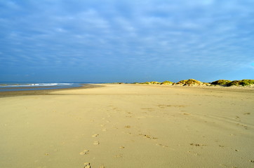 Strand in der Nähe von Ouddorp in den Niederlanden