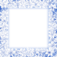 Christmas Snowflake Frame