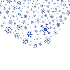 Christmas Background with Snowflakes