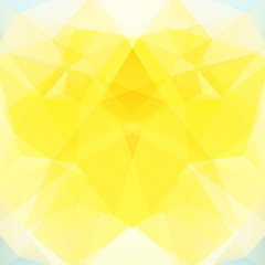 Abstract geometric style yellow background. Vector illustration