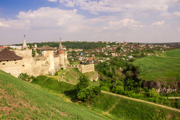 Fototapeta na wymiar Kamianets-Podilskyi Castle. city of Kamianets-Podilskyi. Ukraine. Europe.
