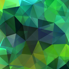 Fototapeta na wymiar Abstract polygonal vector background. Green geometric vector illustration. Creative design template.