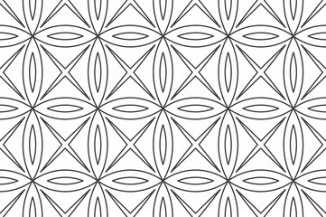 Materiał do szycia Geometryczny bezszwowy wzór z liniowym