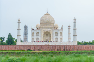 Fototapeta na wymiar Back Taj Mahal, Agra, India