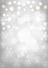 Fototapeta premium glowing snowflakes