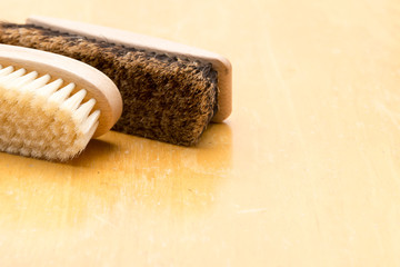 靴磨き　ブラシ