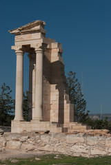 Fototapeta na wymiar Roman temple remains in Cyprus