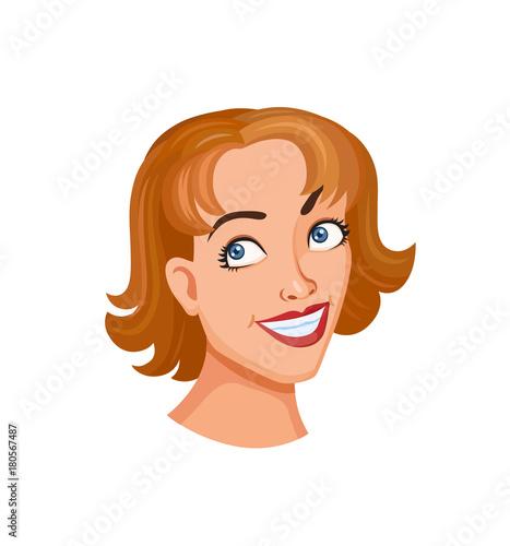 "Young woman head" Stock image and royalty-free vector files on Fotolia