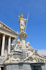 Naklejka premium Parlament in Wien