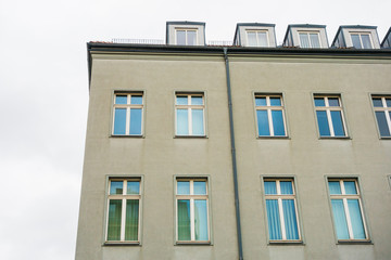 typical apartment building at east berlin