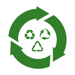 Vector illustration of eco icons.