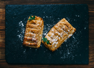 Croissant On Table